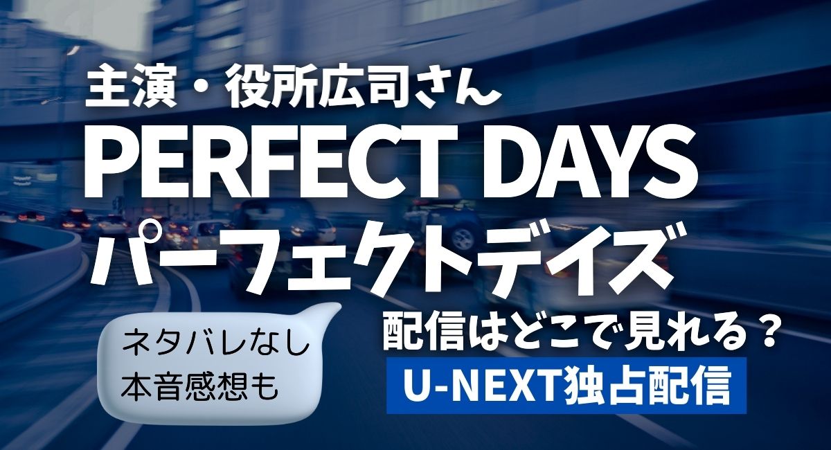 PERFECT DAYSパーフェクトデイズ