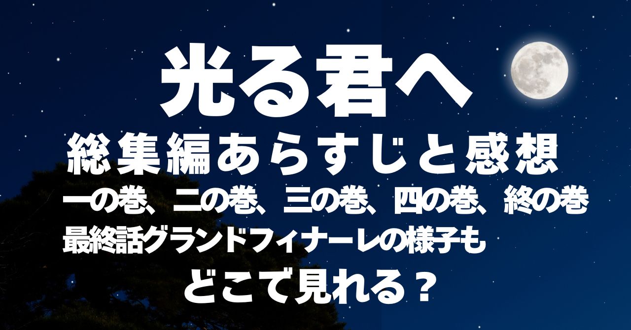 『光る君へ』総集編あらすじと感想。どこで見れる？