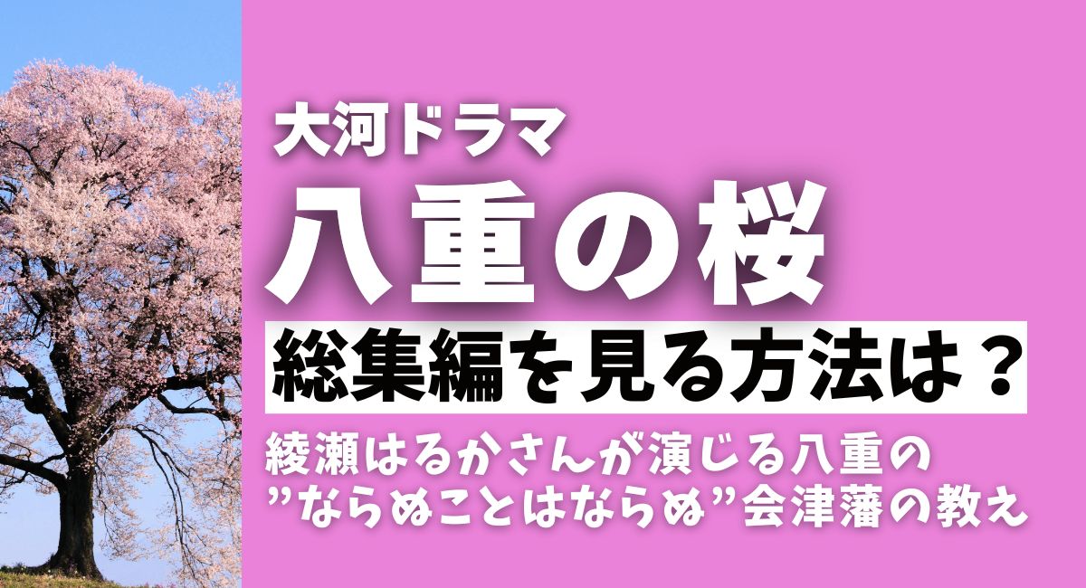 『八重の桜』総集編を見る方法は？