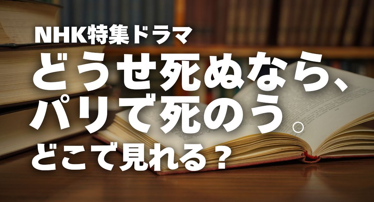 『どうせ死ぬなら、パリで死のう。』