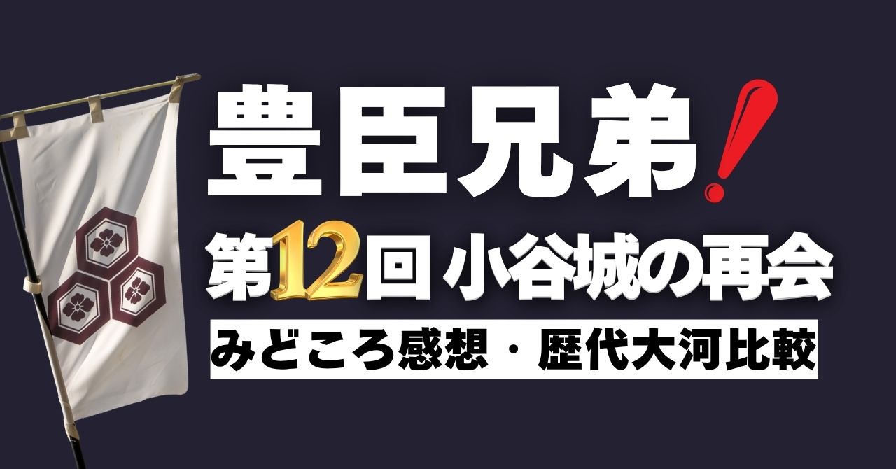 『豊臣兄弟！』12回”小谷城の再会”