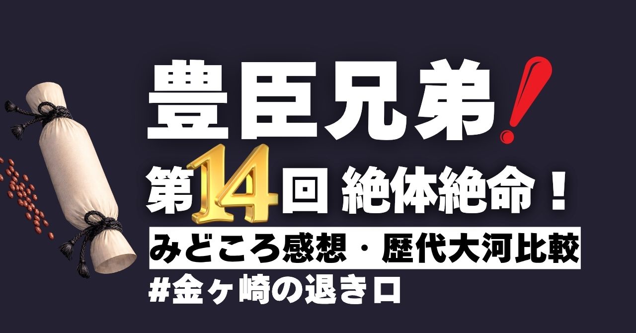 『豊臣兄弟！』第14回”絶体絶命！”