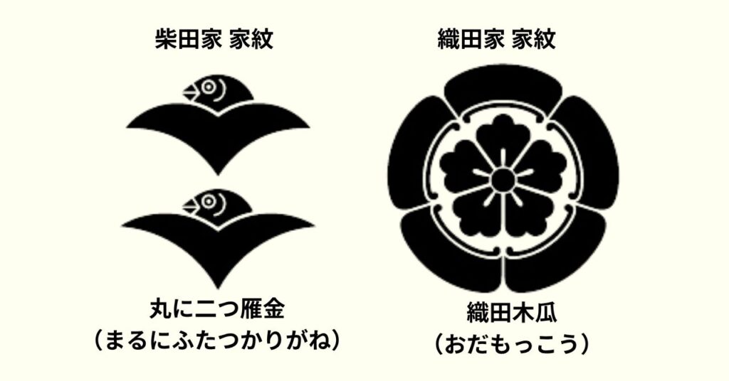 柴田家と織田家の家紋