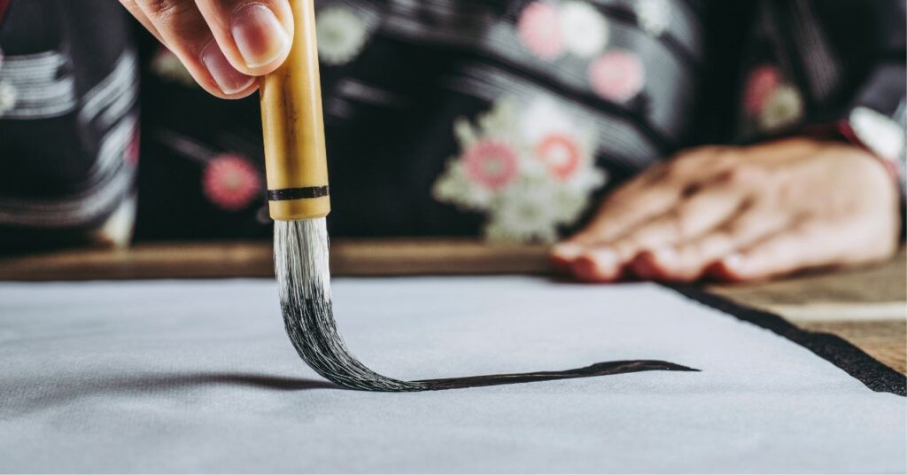 才蔵の筆は書きやすい